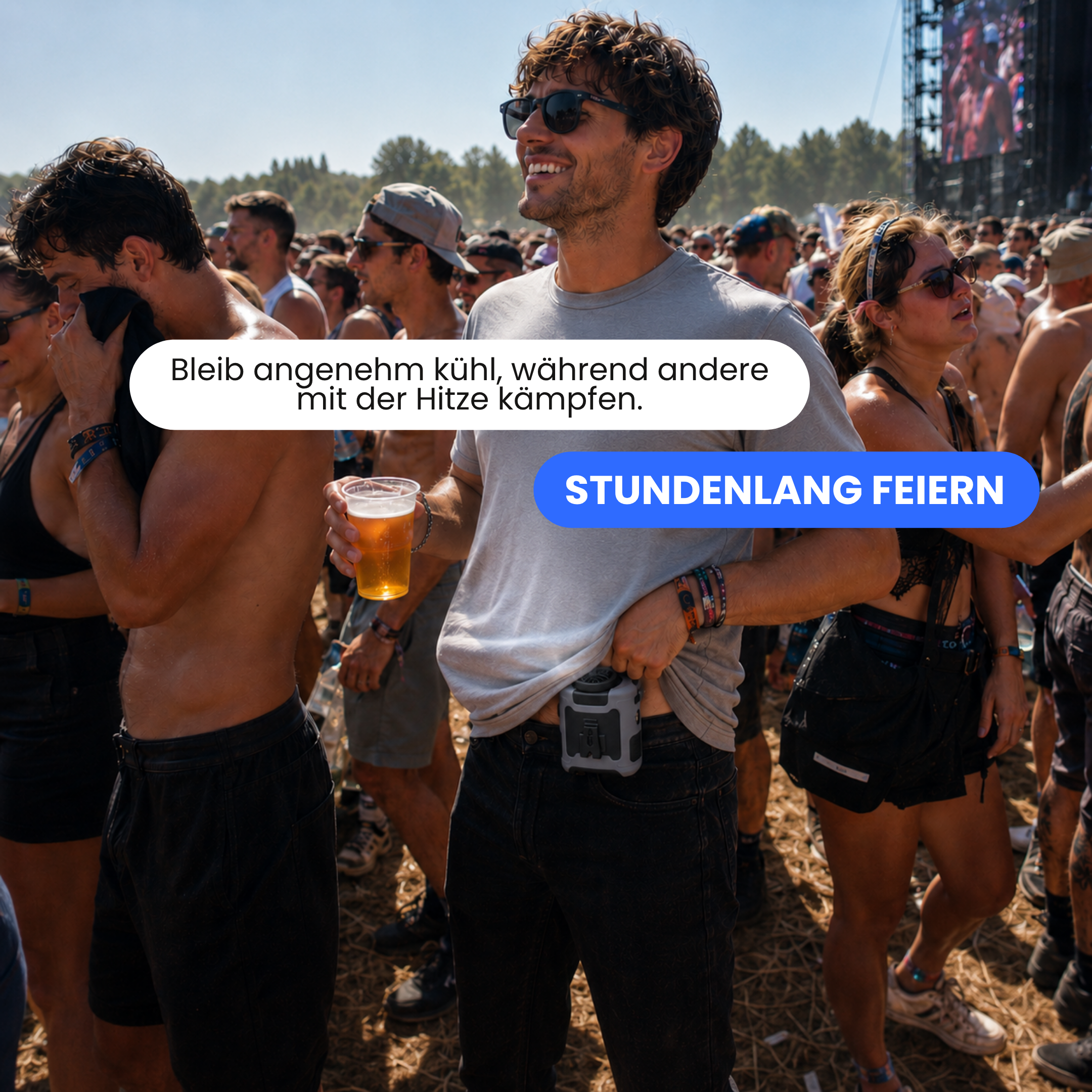 AeroFlow Pro™ | Stundenlang feiern ohne zu überhitzen